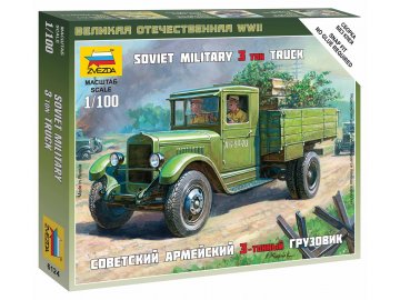 Zvezda - nákladní automobil ZIS-5, Wargames (WWII) 6124, 1/100