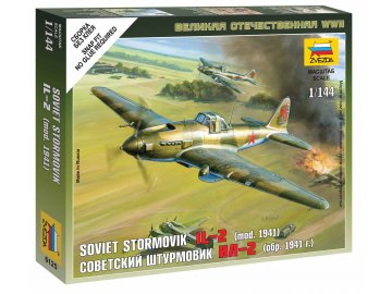 Zvezda - Iljuschin Il-2 Sturmowik, Wargames (WWII) 6125, 1/144