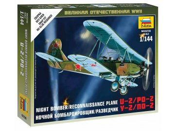 Zvezda - Polikarpov Po-2, Wargames (WWII) 6150, 1/100