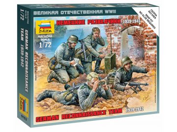 Zvezda Deutsche Aufklärungsgruppe, Wargames (WWII) 6153, 1/72