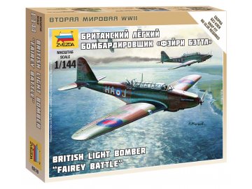 Zvezda - Fairey Battle, RAF, 1/144, Wargames (WWII) 6218