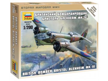 Zvezda - Bristol Blenheim Mk.IV, Wargames (WWII) 6230, 1/200