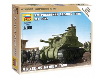 Zvezda - M3 Lee, Wargames (WWII) 6264, 1/100