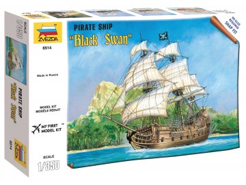 Zvezda - Pirate Ship Black Swan, Wargames (TS) 6514, 1/350
