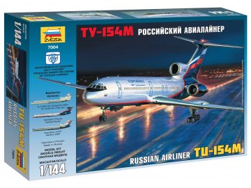Zvezda - Tupolev Tu-154M, Model Kit 7004, 1/144