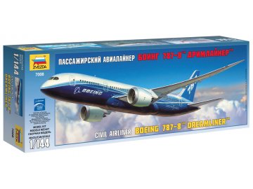 Zvezda - Boeing B787-8 Dreamliner, Modell-Bausatz 7008, 1/144