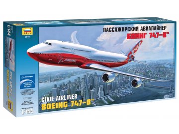 Zvezda - Boeing B747-8, Model Kit 7010, 1/144