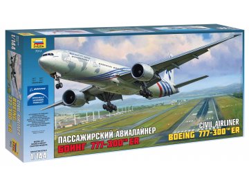 Zvezda - Boeing B777-300ER, Model Kit 7012, 1/144
