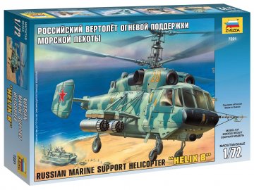 Zvezda - Kamov Ka-29 ''Helix B'', Model Kit 7221, 1/72