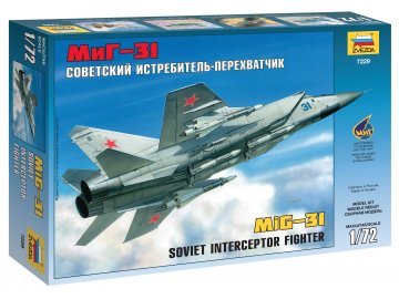 Zvezda - Mikojan-Gurjewitsch MiG-31 "Foxhound", Modell-Bausatz 7229, 1/72