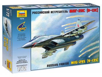 Zvezda - Mikoyan-Gurevich MiG-29 ''Fulcrum'', Modell-Bausatz 7278, 1/72