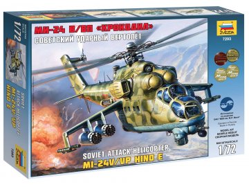 Zvezda - Mil Mi-24V/VP ''Hind E'', Model Kit 7293, 1/72