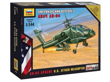 Zvezda - Hughes AH-64 Apache, Wargames (HW) 7408, 1/144