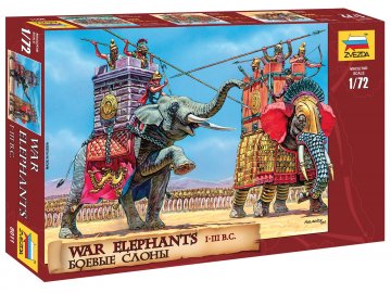Zvezda - War Elephants III-II B. C., Wargames (AoB) figurky 8011, 1/72