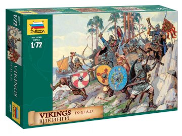 Zvezda - figurky Vikings, Wargames (AoB) figurky 8046, 1/72