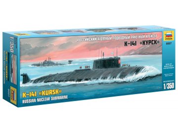 Zvezda - ruská jaderná ponorka K-141 Kursk, Model Kit 9007, 1/350