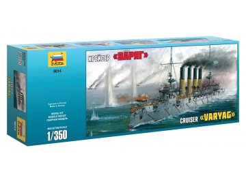 Zvezda - ruský křižník Varyag, Model Kit 9014, 1/350