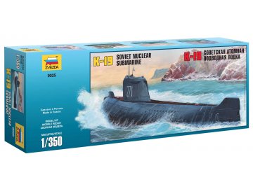 Zvezda - sovětská jaderná ponorka K-19, Model Kit 9025, 1/350