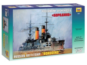 Zvezda - ruský bitevní křižník Borodino, Model Kit 9027, 1/350