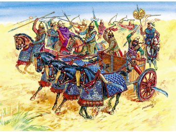 Zvezda - Persian Chariot and Cavalry, Wargames (AoB) figurky 8008, 1/72