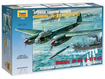 Zvezda - Junkers Ju-88 A-5/A-17, Model Kit 7284, 1/72