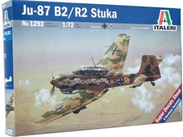 Italeri - Junkers Ju-87 B-2/R-2 Stuka, Model Kit 1292, 1/72