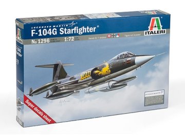 Italeri - Lockheed F-104 G Starfighter, Model Kit 1296, 1/72