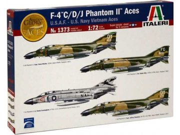 Italeri - McDonnell Douglas F-4 C/D/J Phantom II,US NAVY, Vietnam, Model Kit 1373, 1/72