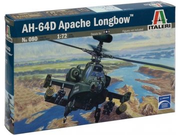 Italeri - Hughes AH-64D Apache Longbow, Model Kit 0080, 1/72