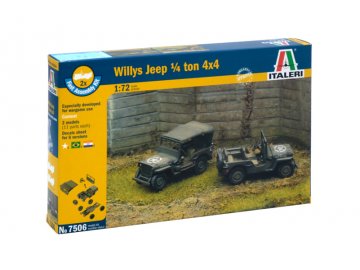 Italeri - Willys Jeep MB, US Army, Schnellmontage 7506, 1/72