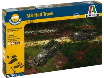 Italeri - M3 Scout Car, armoured wheeled vehicle, Fast Assembly 7509, 1/72