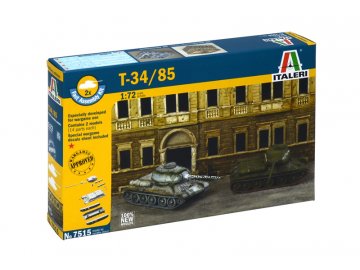 Italeri - T-34/85, sovětská armáda, Fast Assembly 7515, 1/72