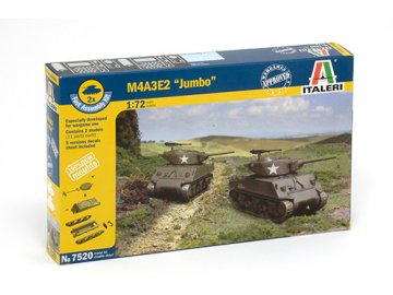 Italeri - M4A3E2 Sherman Jumbo, Schnellbaupanzer 7520, 1/72