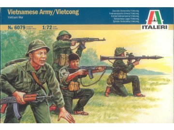 Italeri - figurky vietnamská armáda / Vietkong, Válka ve Vietnamu, Model Kit 6079, 1/72