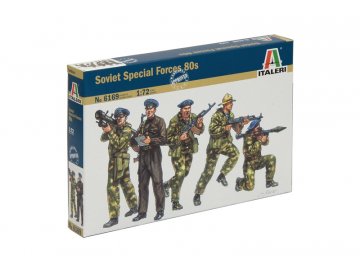 Italeri - figurky SPETSNAZ – Ruské speciální vojenské síly, (1980s),  Model Kit 6169, 1/72