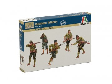 Italeri - figurky japonská pěchota, 2. světová válka, Model Kit 6170, 1/72