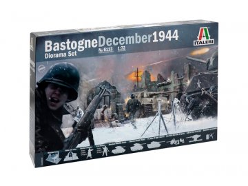 Italeri - diorama Obléhání Bastogne - Bitva v Ardenách, Model Kit 6113, 1/72