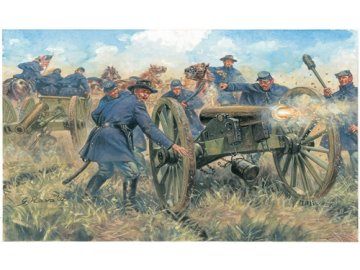 Italeri - UNION ARTILLERY (AMERICAN CIVIL WAR), Model Kit figurky 6038, 1/72