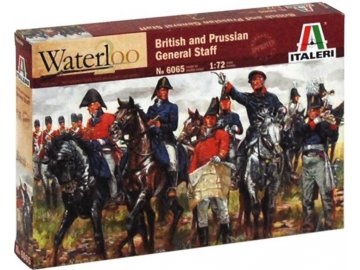 Italeri - figurky britský a prusský generalní štáb (Napol. válka), Model Kit figurky 6065, 1/72