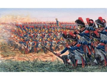 Italeri - figurky francouzkých granátníků, Napoleónské války, Model Kit figurky 6072, 1/72