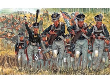 Italeri - figurky ruské pěchoty, Napoleónské války, Model Kit figurky 6073, 1/72