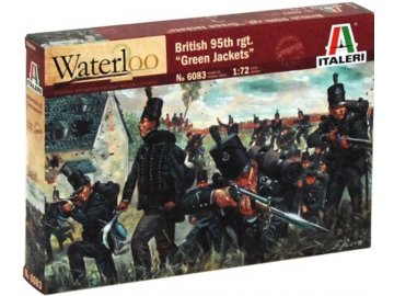 Italeri - figurky britská 95th rgt., Napoleónské války, Model Kit figurky 6083, 1/72