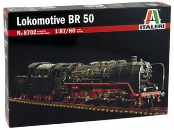 Italeri - parní lokomotiva BR 50, velikost HO, Model Kit 8702, 1/87