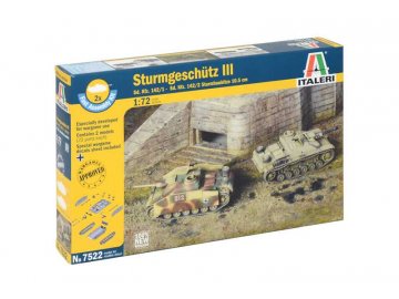 Italeri - Sd.Kfz.142 Sturmgeschütz III - StuG III, Fast Assembly 7522, 1/72