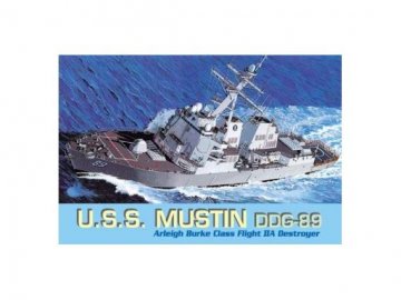 Dragon - Destroyer USS Mustin (DDG-89), Model Kit 7044, 1/700