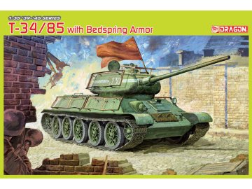 Dragon - T34/85 s přídavným pancéřováním, Model Kit 6266, 1/35