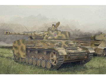 Dragon - tank Pz.Kpfw.IV Ausf.G, výroba duben - květen 1943, Model Kit 6594, 1/35