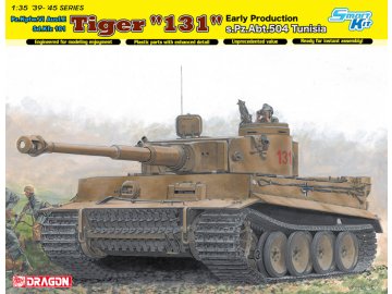 Dragon - Pz.Kpfw.VI Ausf.E Tiger I., s.Pz.Abt.504, Tunis, Model Kit 6820, 1/35