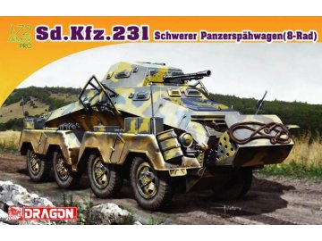 Dragon - obrněné vozidlo Sd.Kfz 231, Model Kit 7483, 1/72
