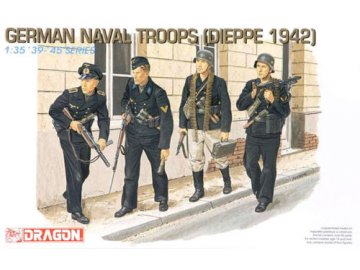 Dragon - figurky němekých námořních jednotek, Dieppe 1942, Model Kit 6087, 1/35